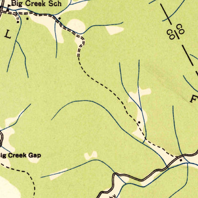 United States Geological Survey Tickanetley, GA (1935, 24000-Scale) digital map