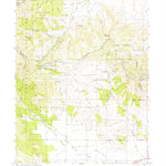 United States Geological Survey Tickville Spring, UT (1954, 24000-Scale) digital map