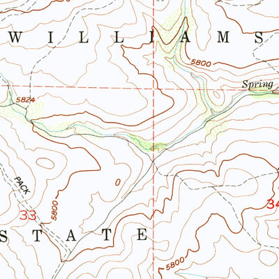United States Geological Survey Tickville Spring, UT (1993, 24000-Scale) digital map