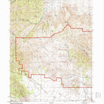 United States Geological Survey Tickville Spring, UT (1997, 24000-Scale) digital map