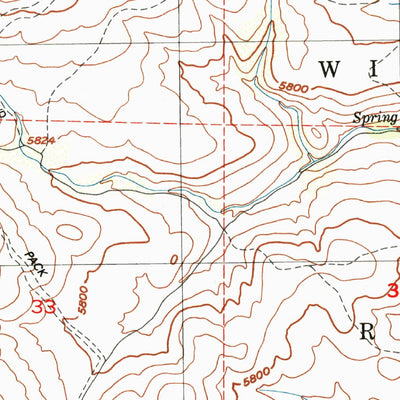 United States Geological Survey Tickville Spring, UT (1997, 24000-Scale) digital map