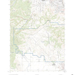 United States Geological Survey Tickville Spring, UT (2023, 24000-Scale) digital map