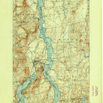 United States Geological Survey Ticonderoga, NY-VT (1902, 62500-Scale) digital map