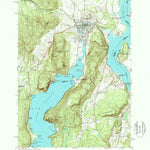 United States Geological Survey Ticonderoga, NY-VT (1950, 24000-Scale) digital map