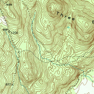United States Geological Survey Ticonderoga, NY-VT (1950, 24000-Scale) digital map