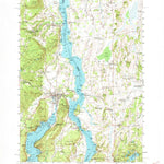 United States Geological Survey Ticonderoga, NY-VT (1950, 62500-Scale) digital map