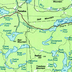 United States Geological Survey Ticonderoga, NY-VT (1986, 100000-Scale) digital map