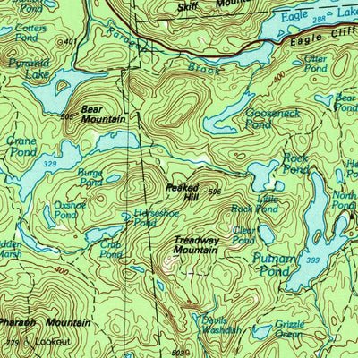 United States Geological Survey Ticonderoga, NY-VT (1989, 100000-Scale) digital map