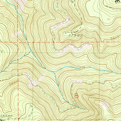 United States Geological Survey Tidbits Mountain, OR (1989, 24000-Scale) digital map
