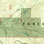 United States Geological Survey Tidbits Mountain, OR (1994, 24000-Scale) digital map