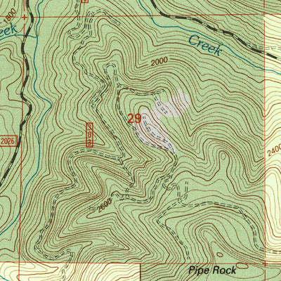United States Geological Survey Tidbits Mountain, OR (1994, 24000-Scale) digital map
