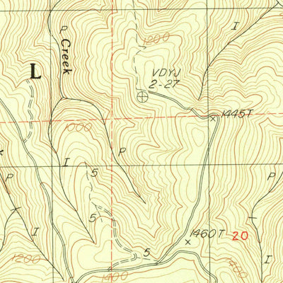 United States Geological Survey Tidewater, OR (1984, 24000-Scale) digital map