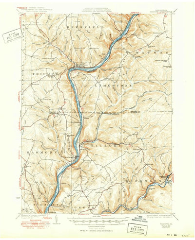 United States Geological Survey Tidioute, PA (1930, 62500-Scale) digital map