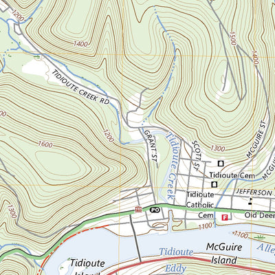 United States Geological Survey Tidioute, PA (2023, 24000-Scale) digital map