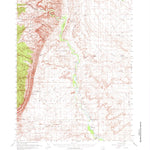 United States Geological Survey Tidwell Bottoms, UT (1954, 62500-Scale) digital map