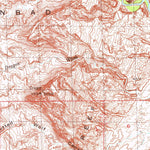 United States Geological Survey Tidwell Bottoms, UT (1954, 62500-Scale) digital map