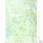 United States Geological Survey Tie Lake, MI (1985, 24000-Scale) digital map