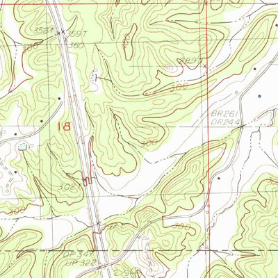 United States Geological Survey Tie Plant, MS (1983, 24000-Scale) digital map
