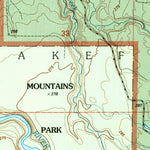 United States Geological Survey Tiebel Creek, MI (1999, 24000-Scale) digital map