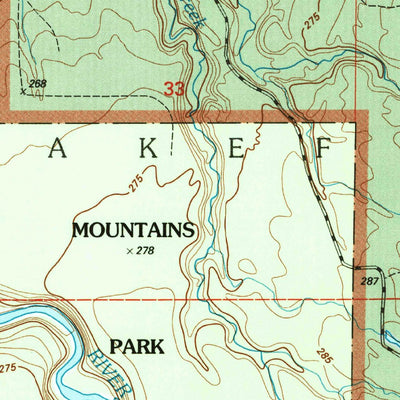 United States Geological Survey Tiebel Creek, MI (1999, 24000-Scale) digital map