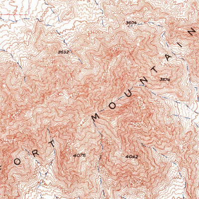 United States Geological Survey Tiefort Mountains, CA (1948, 62500-Scale) digital map