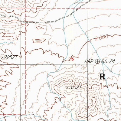 United States Geological Survey Tiefort Mountains, CA (1996, 24000-Scale) digital map
