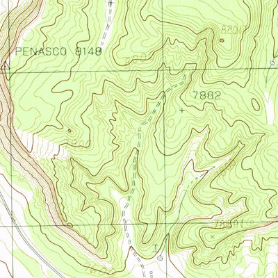 United States Geological Survey Tierra Amarilla, NM (1983, 24000-Scale) digital map
