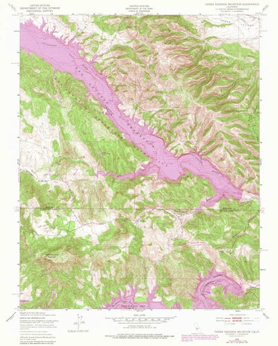 United States Geological Survey Tierra Redonda Mountain, CA (1949, 24000-Scale) digital map