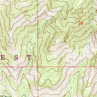 United States Geological Survey Tieton Basin, WA (1967, 24000-Scale) digital map