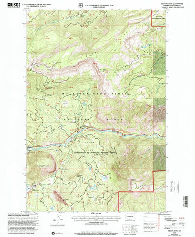 United States Geological Survey Tieton Basin, WA (2000, 24000-Scale) digital map
