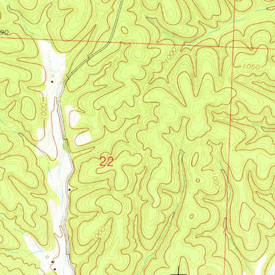United States Geological Survey Tiff City, MO-OK (1965, 24000-Scale) digital map