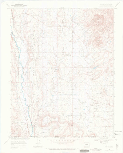 United States Geological Survey Tiffany, CO-NM (1968, 24000-Scale) digital map