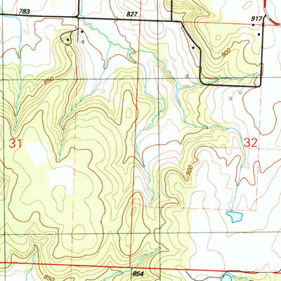 United States Geological Survey Tiffin, MO (1991, 24000-Scale) digital map