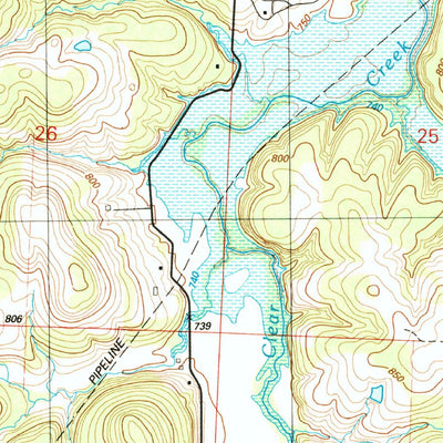 United States Geological Survey Tiffin, MO (1991, 24000-Scale) digital map