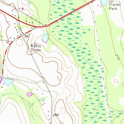 United States Geological Survey Tifton West, GA (1973, 24000-Scale) digital map