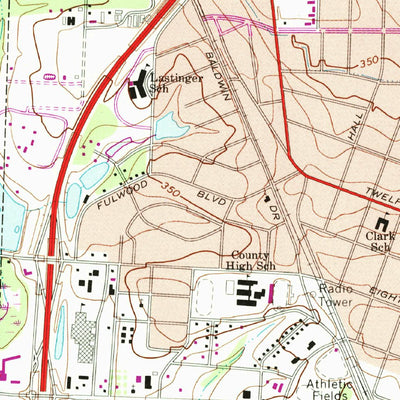 United States Geological Survey Tifton West, GA (1973, 24000-Scale) digital map