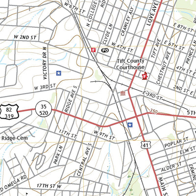 United States Geological Survey Tifton West, GA (2020, 24000-Scale) digital map