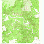 United States Geological Survey Tige Canyon, TX (1969, 24000-Scale) digital map