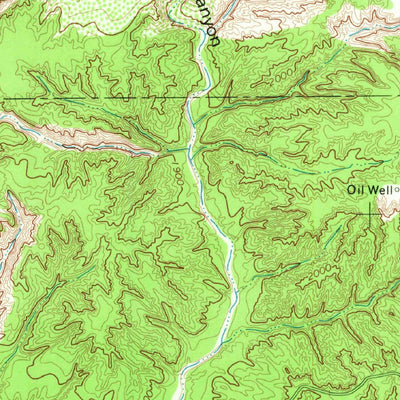 United States Geological Survey Tige Canyon, TX (1969, 24000-Scale) digital map