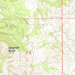 United States Geological Survey Tiger Butte, MT (1984, 24000-Scale) digital map