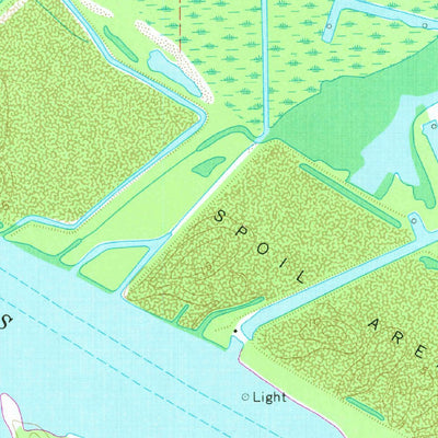 United States Geological Survey Tiger Island, LA (1969, 24000-Scale) digital map