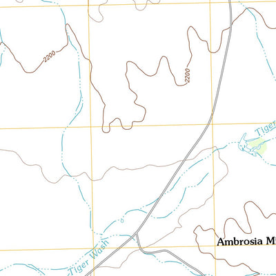 United States Geological Survey Tiger Well, AZ (2011, 24000-Scale) digital map