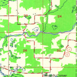 United States Geological Survey Tigerton, WI (1955, 48000-Scale) digital map