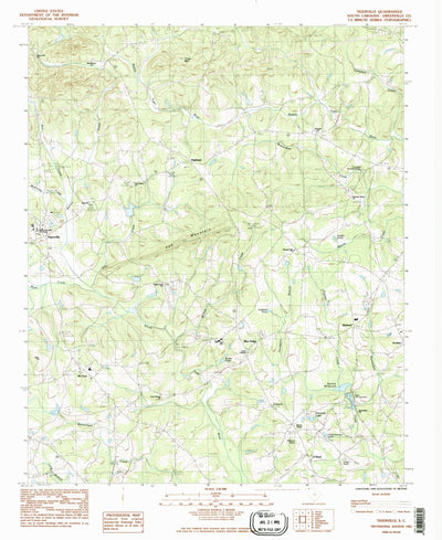 United States Geological Survey Tigerville, SC (1983, 24000-Scale) digital map