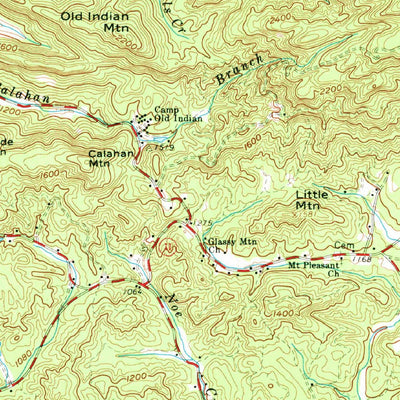 United States Geological Survey Tigerville, SC-NC (1959, 62500-Scale) digital map