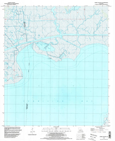United States Geological Survey Tigre Lagoon, LA (1994, 24000-Scale) digital map