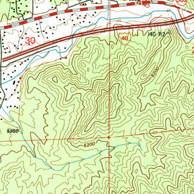 United States Geological Survey Tijeras, NM (1990, 24000-Scale) digital map