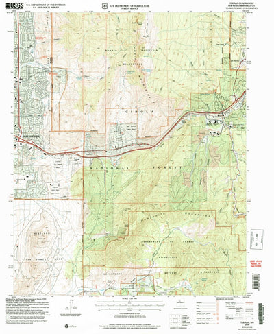 United States Geological Survey Tijeras, NM (2006, 24000-Scale) digital map