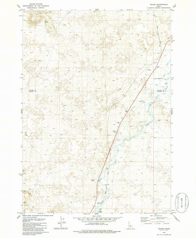 United States Geological Survey Tikura, ID (1979, 24000-Scale) digital map