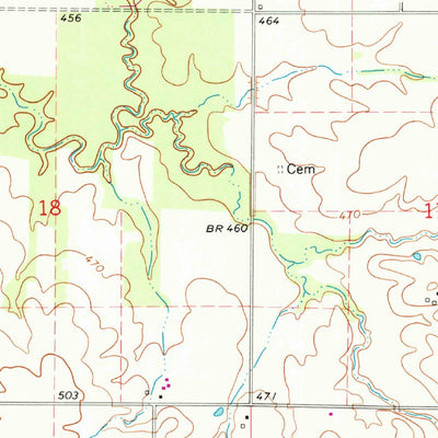 United States Geological Survey Tilden, IL (1965, 24000-Scale) digital map